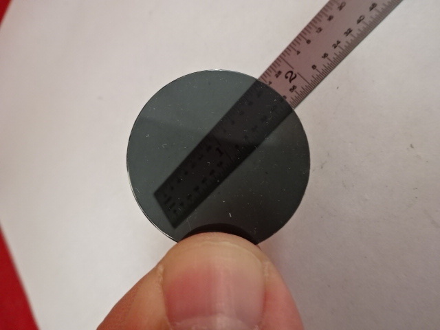 MICROSCOPE PART PLASTIC POL POLARIZER FILTER WINDOW OPTICS AS IS BIN#AH-31
