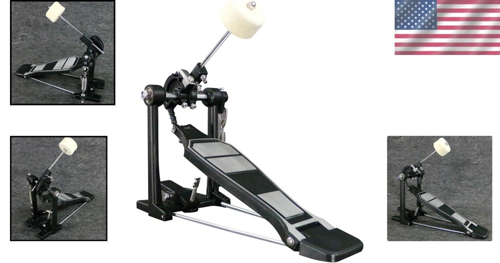 Single Bass Drum Pedal - Heavy Duty Construction