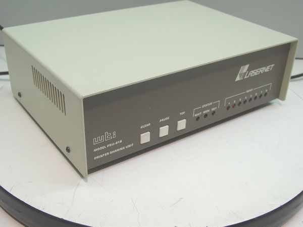 WTI Lasernet Printer Sharing Unit 256k Serial - Parallel PSU-81B