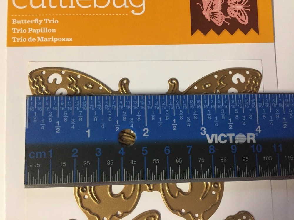 Anna Griffin / Cuttlebug BUTTERFLY TRIO Cut & Emboss DIE SET ***NEW***