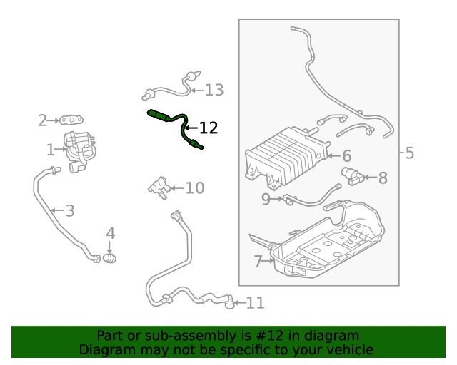 Genuine Ford Oxygen Sensor BR3Z-9F472-A