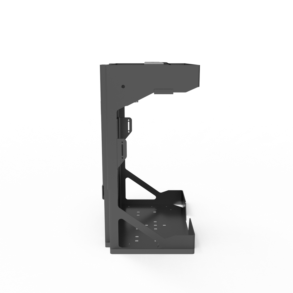 Adjustable Backpack Blower Sprayer Rack for Open and Enclosed Landscape Trailer