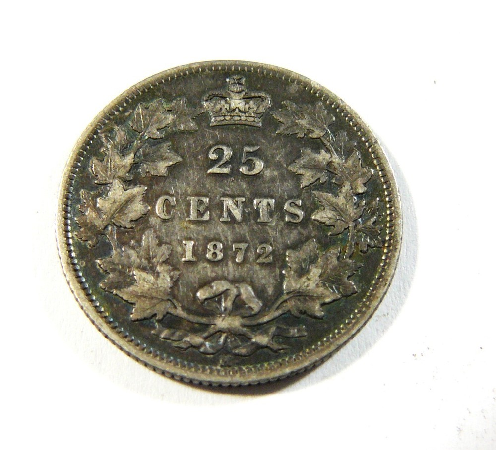 1872 H CANADA 50 Cents SB1