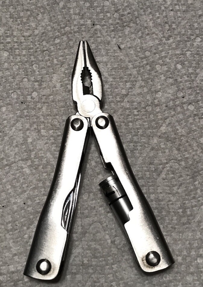 Unbranded Multi-tool, Pliers,saw knife & Battery Powered Light