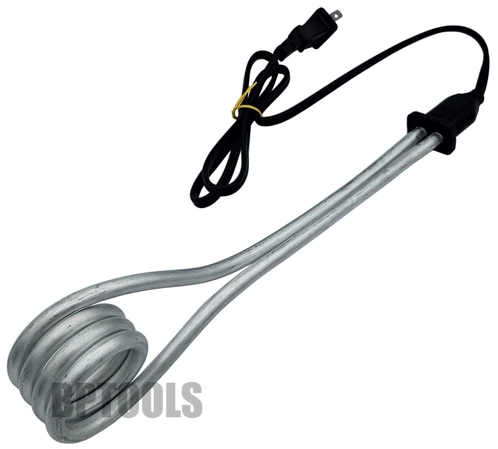 127V-1350W Water Heater Portable Electric Immersion Element Boiler Travel Coffee