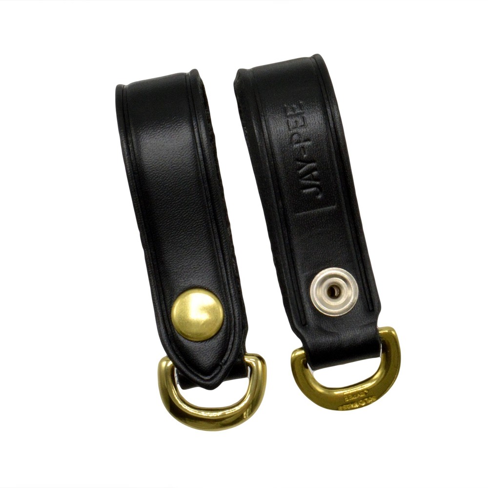Jay-Pee Slide on "D" Rings Shoulder Strap Anchor Brass Dees Sam Browne Belt
