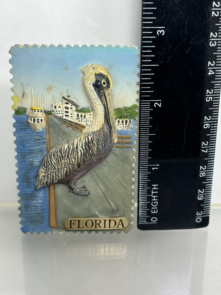 Florida Refrigerator Magnet Pelican
