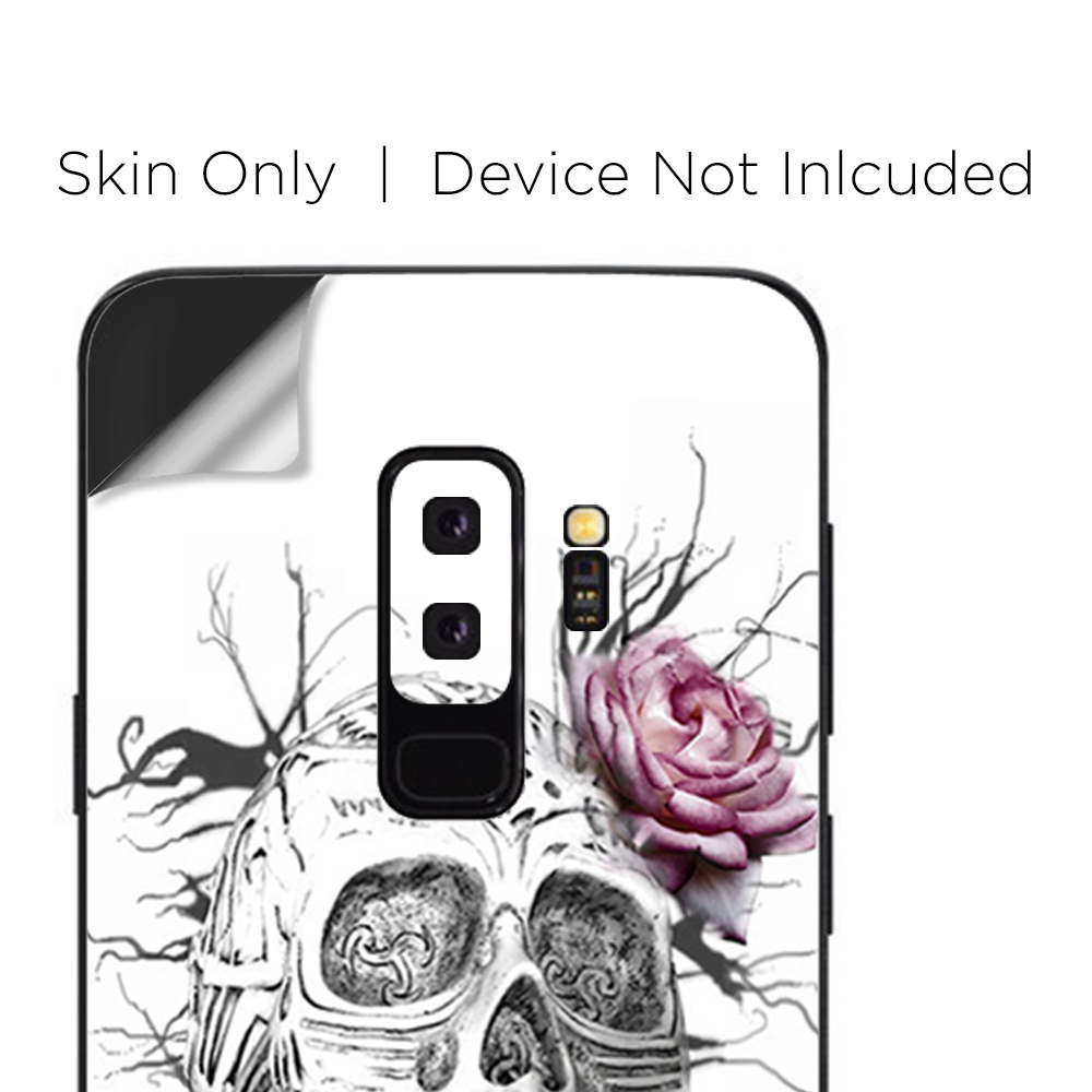 Samsung Galaxy S9 Plus Skins Decals - Roses in Skull