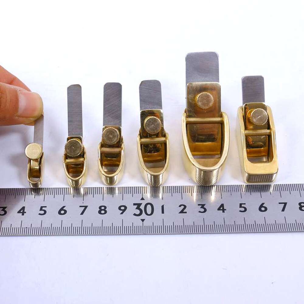 6pcs Brass Plane tool luthier tools violin Viola Cello Special tools Convex bott