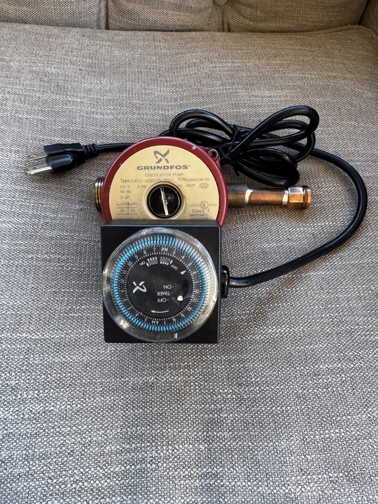 Grundfos UP - 1/15 HP - Single-Speed Circulation Pump - Stainless Steel - GU ...