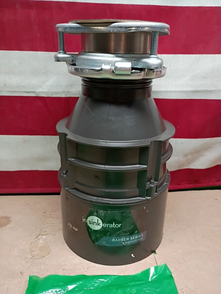 InSinkErator Badger 500, 1/2 HP Continuous Feed Kitchen Garbage Disposal, OB