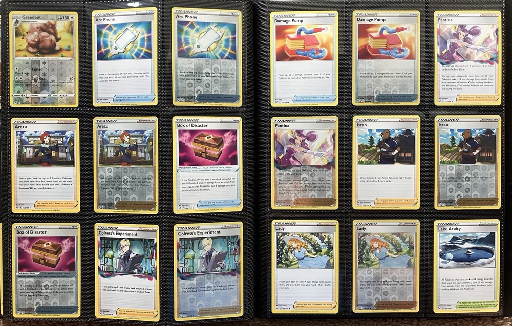 POKÉMON Lost Origin Binder Complete Base Set Binder with Reverse Holo