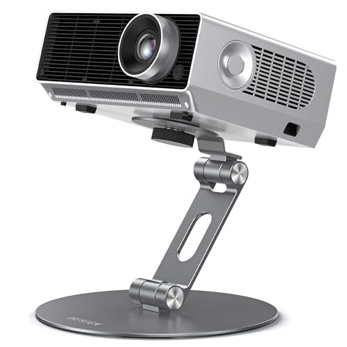 PS01 Projector Foldable Mount Stand, Angle Adjustable Projector Stand with