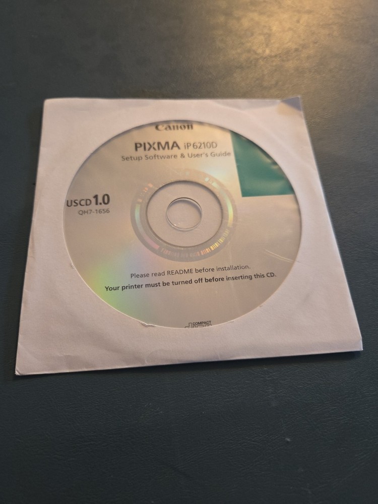 Pixma Ip6210d Setup Software Disc