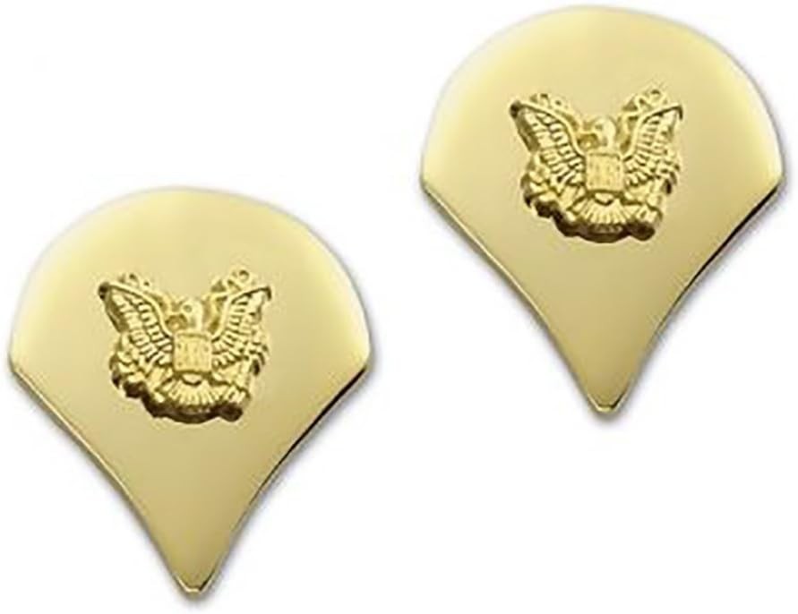 Army Brite Metal Rank Pins