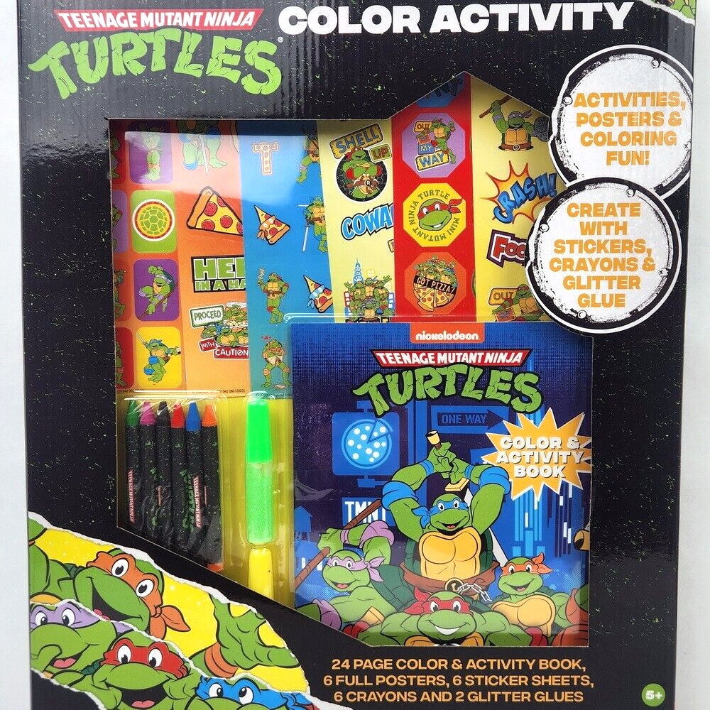 Nickelodeon TMNT Color Activity Set