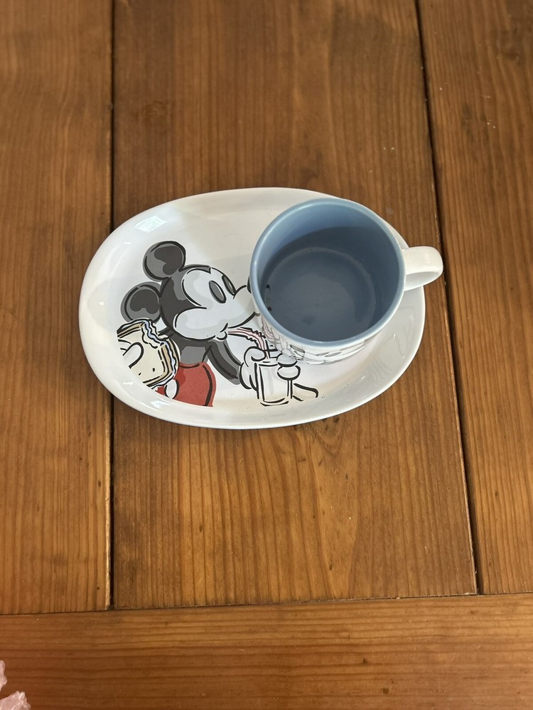 Disney Mickey Mouse Ceramic Mug & Plate
