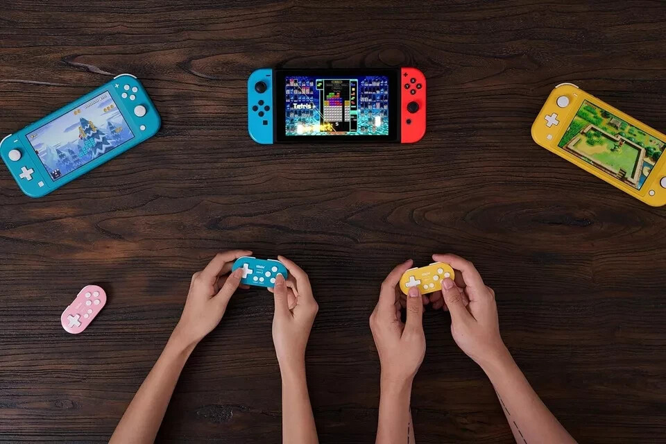 8BitDo Zero 2 Bluetooth Gamepad for Switch, PC, and Android (Yellow)