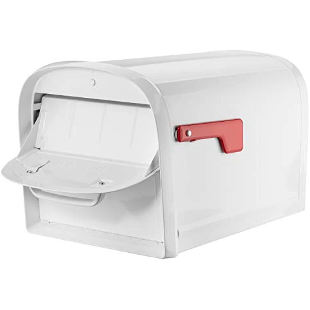 Architectural Mailboxes 6300W-10 Oasis 360 Mailbox, White