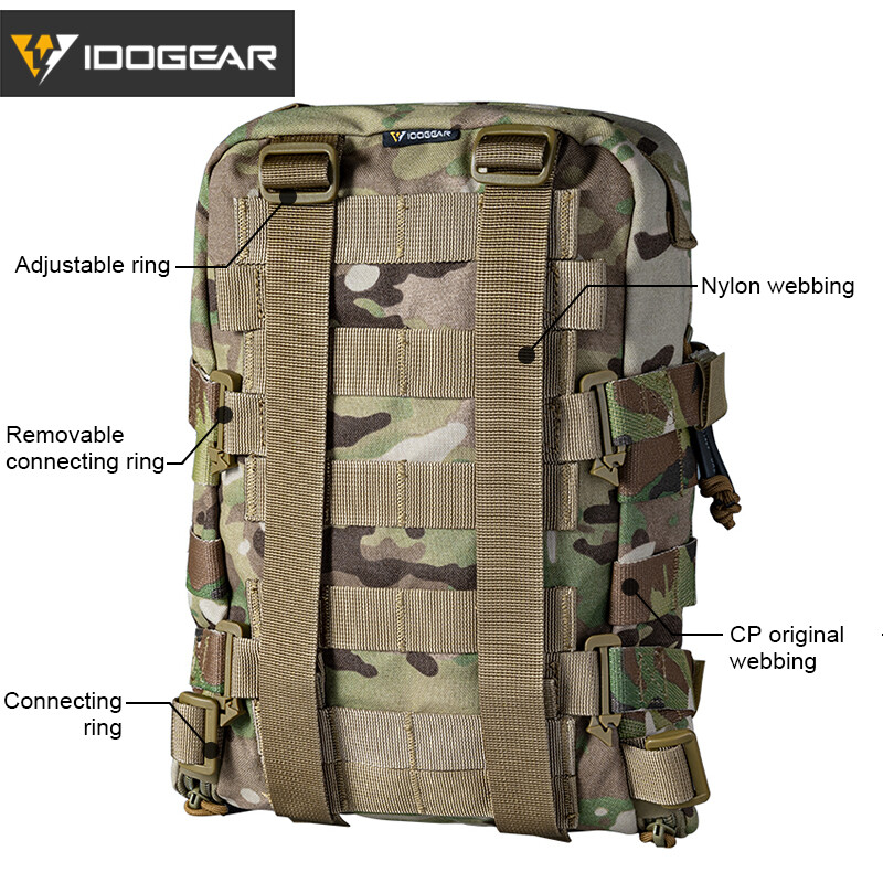 IDOGEAR Hydration Pack Hydration Backpack Assault Molle Pouch Mini Military Duty