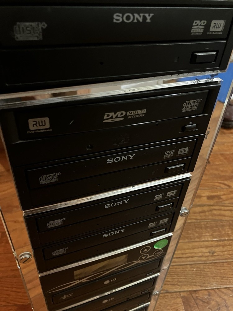 Disc Duplicator Tower 1 to 9 DVD/CD Duplicator Drives