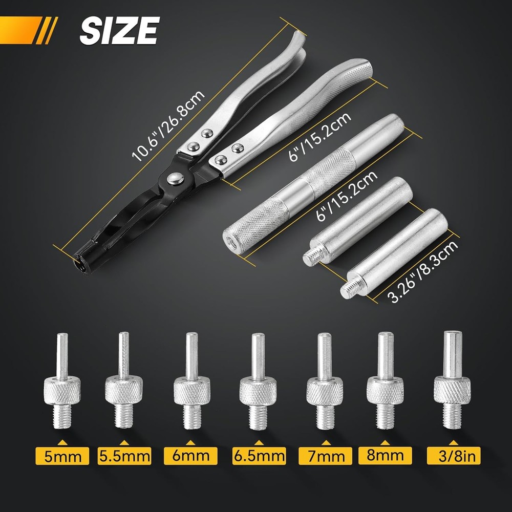 Valve Stem Seal Installer Remover Tool 11pcs