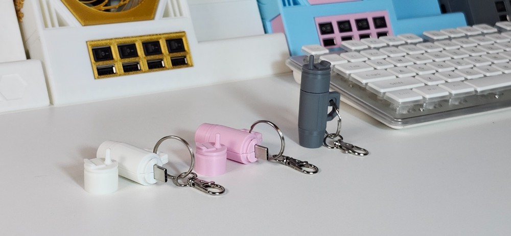 Coffee Cup Keychain 128GB USB C Flash Drive | USB-C for Android Smartphone & Mac