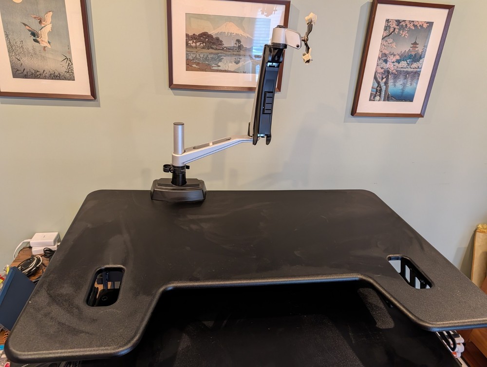 VariDesk Exec 40 Black Height Adjustable Standing Desk