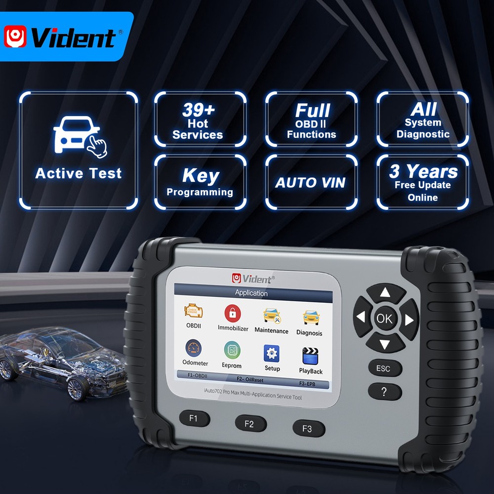 Vident 702Pro MAX Full System Diagnostic Key Programming 3 Years Free Upgrate