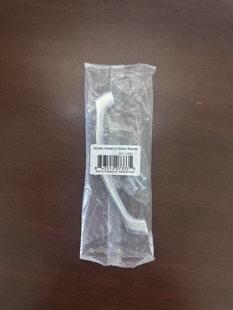 Hardware Resources Window Handle White with Screws, Single Pack, MPN 993-128PC