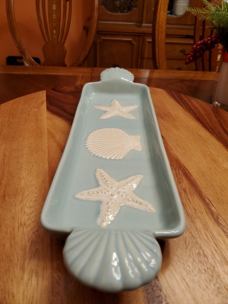 16" Rectangular Treat Tray Shoreline by HOMESTUDIO