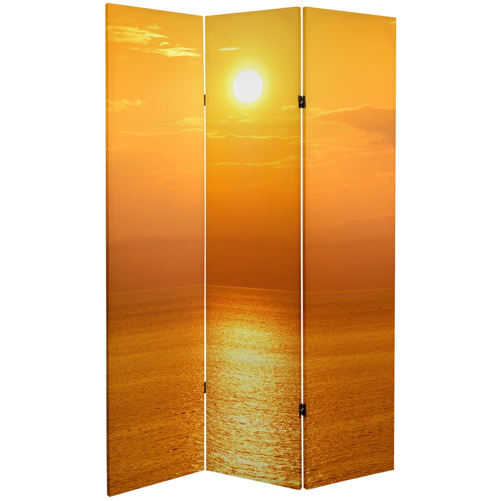 6 ft. Tall Double Sided Sunrise Room Divider