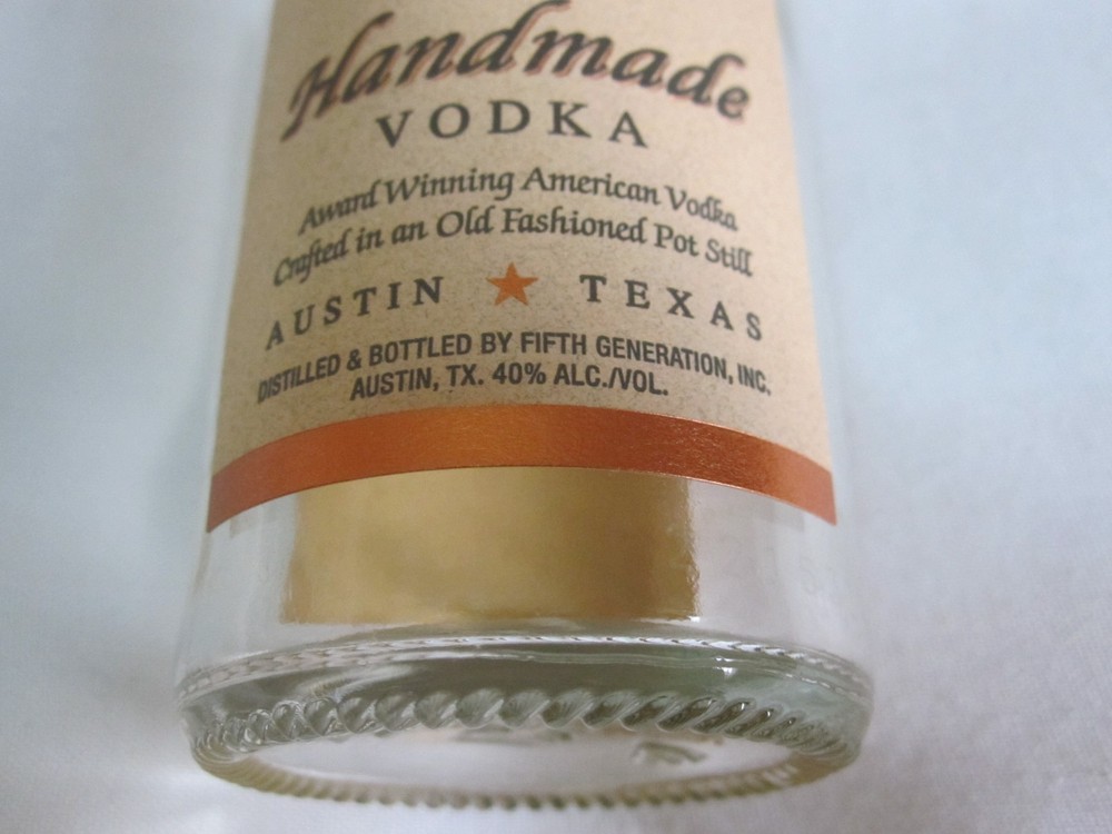 Tito's Handmade Vodka "Empty" 200ml Bottle "Variant" Brand Label
