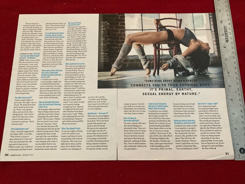 Jenna Dewan Tatum 6-page 2017 Print Article