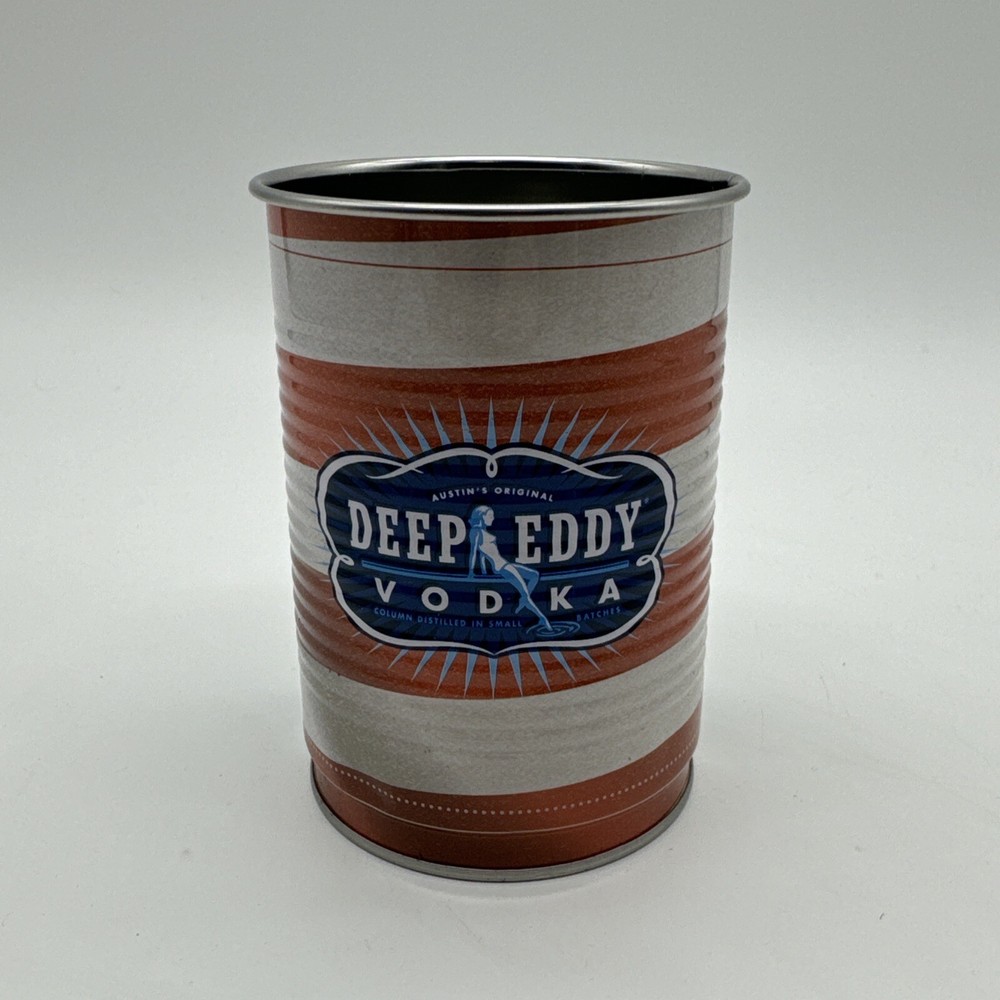 New Deep Eddy Vodka Can Tin American Flag