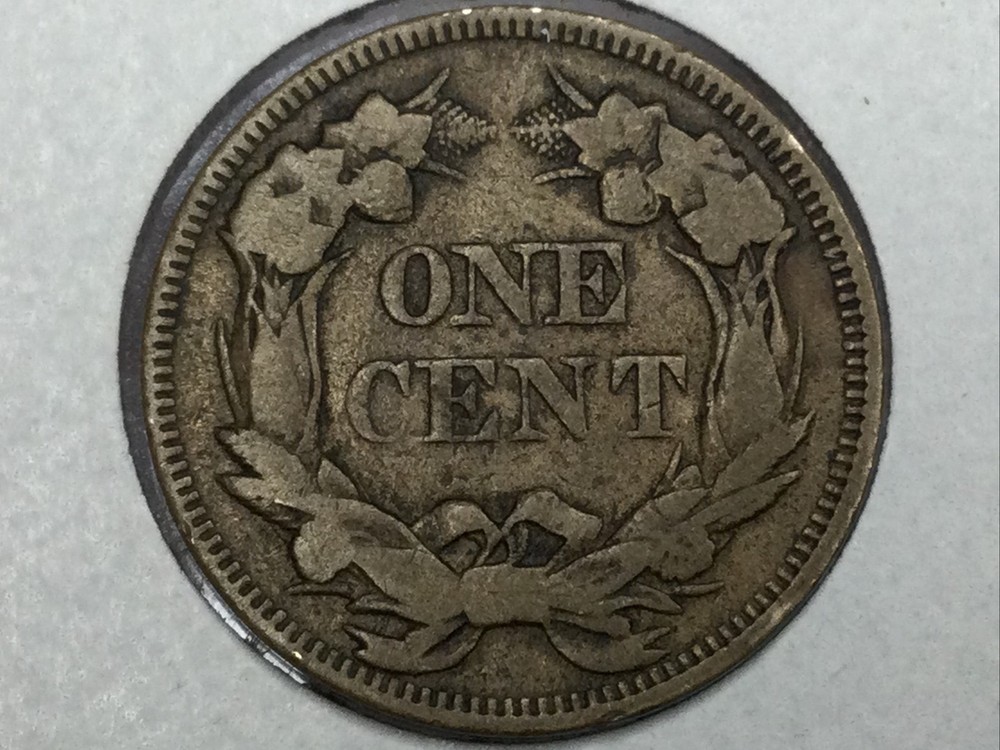 1857 Flying Eagle Cent in fine nice!
