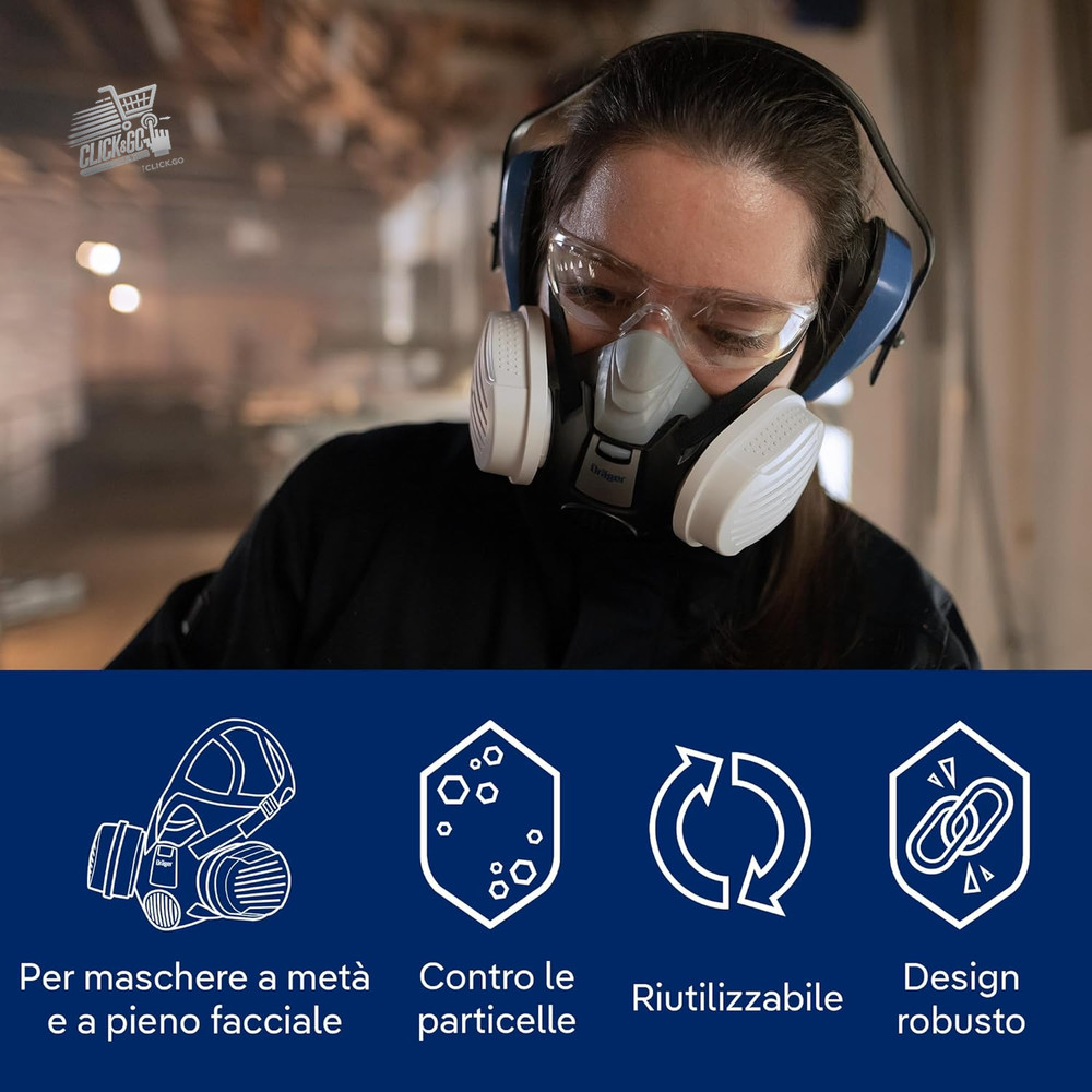 X-Plore P3 Particulate Bayonet Filter With Protective Container for Aer