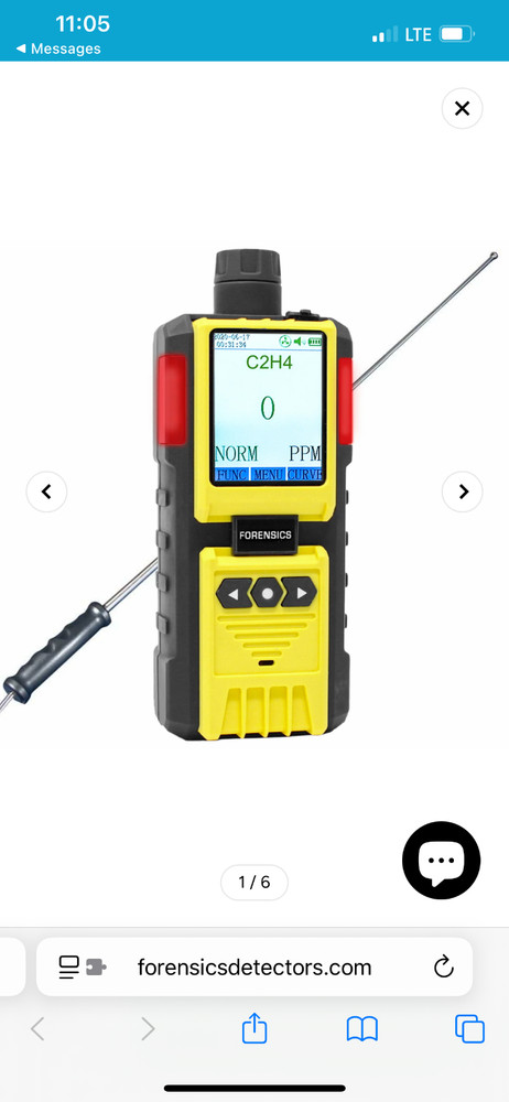 Industrial Spec Gas Analyzer with Built in Pump