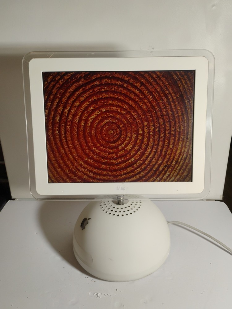 Vintage Apple iMac 2003 Computer Powers On Tested As Is