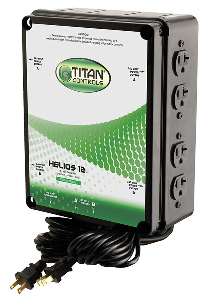 Titan Controls Helios 12 - 8 Light Controller w/ Dual Trigger Cords