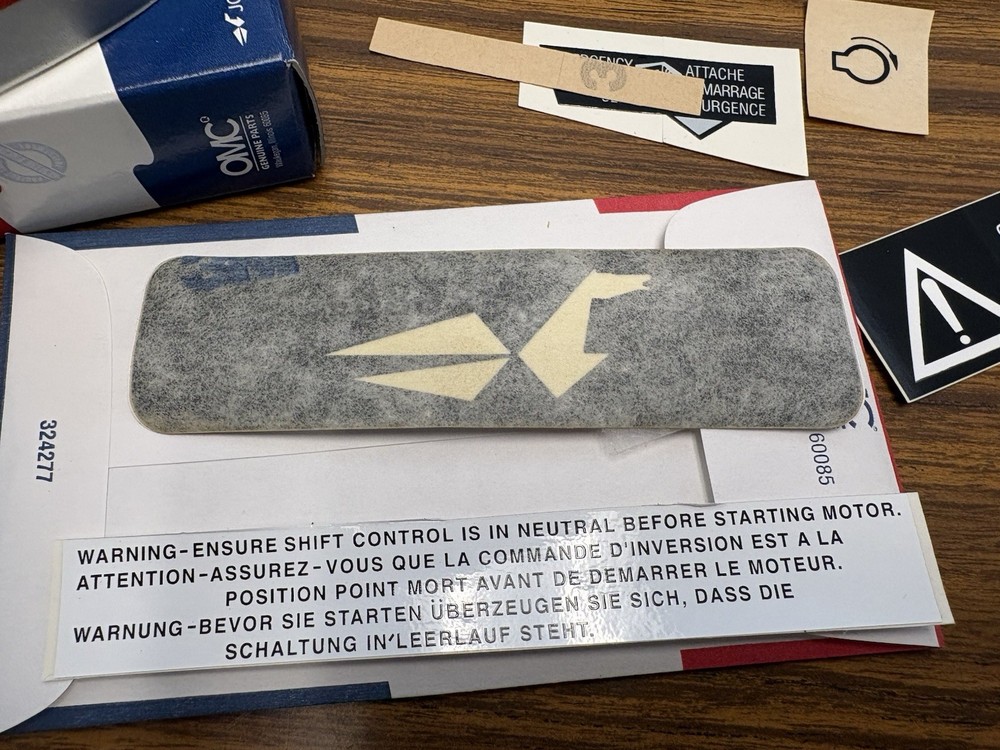 Johnson Outboard Decal Set 9.9hp