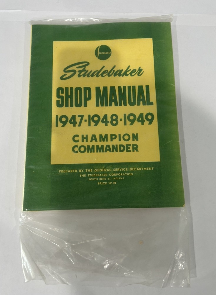 Studebaker Shop Manual 1947-1949