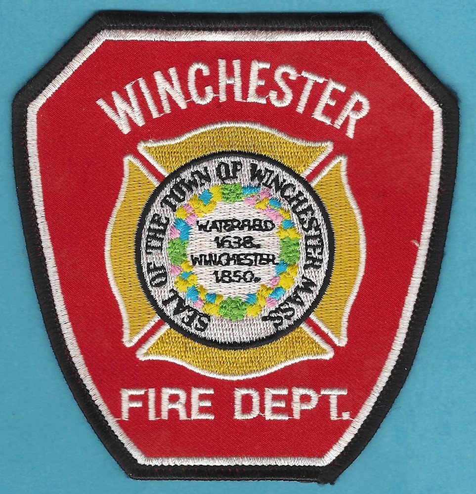 WINCHESTER MASSACHUSETTS FIRE RESCUE PATCH