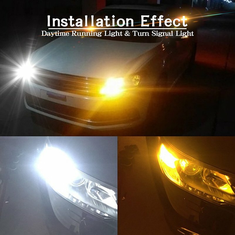 AUXITO 3157 Switchback LED Turn Signal Lights Anti Hyper Flash Canbus 16K EXD