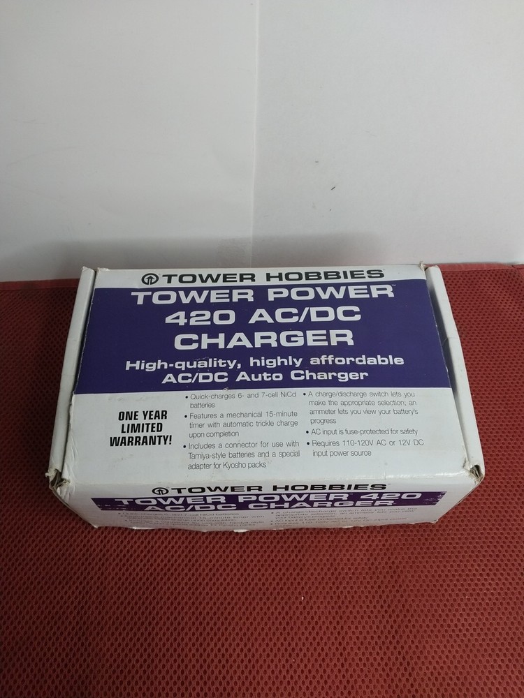 Tower Hobbies ~ Tower Power ~ Model 420 AC/DC CHARGER ~ READ Discription