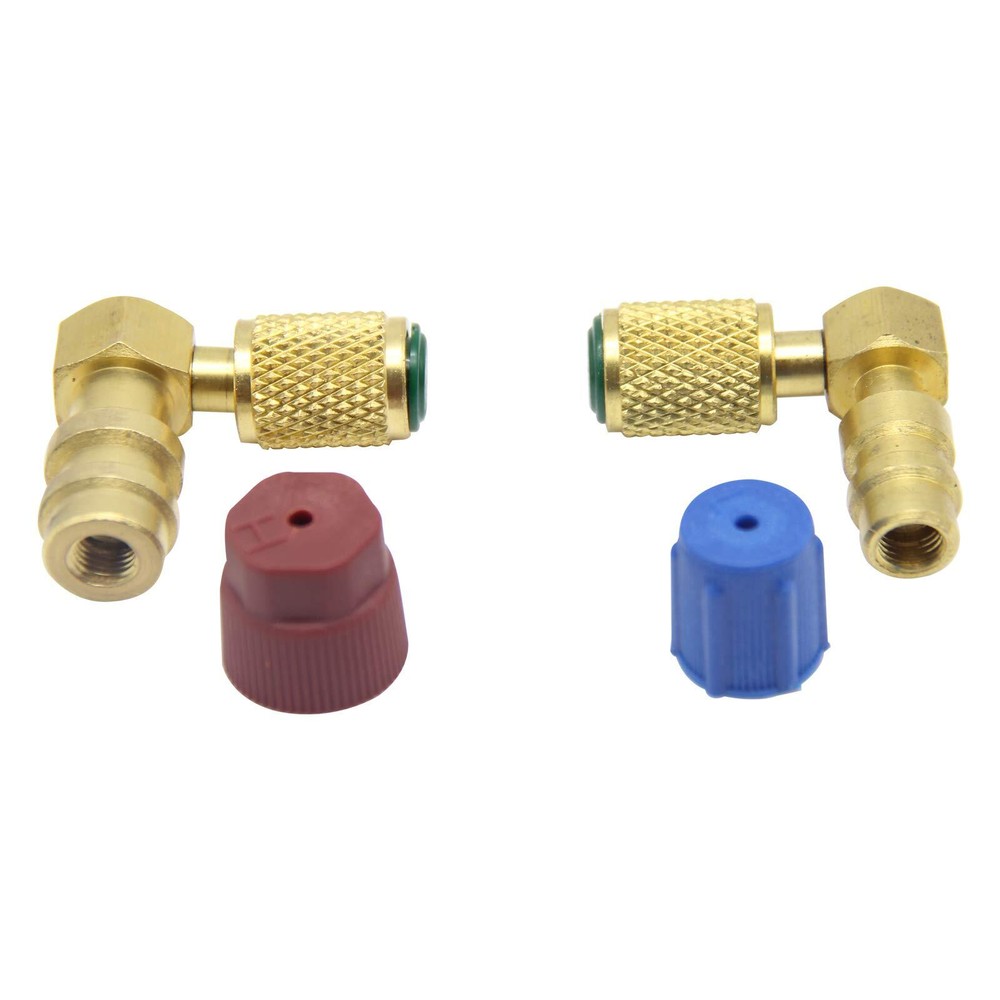 R12 to R134A AC Fitting Adapter Kit Conversion Kit Quick Coupler 2 Pack