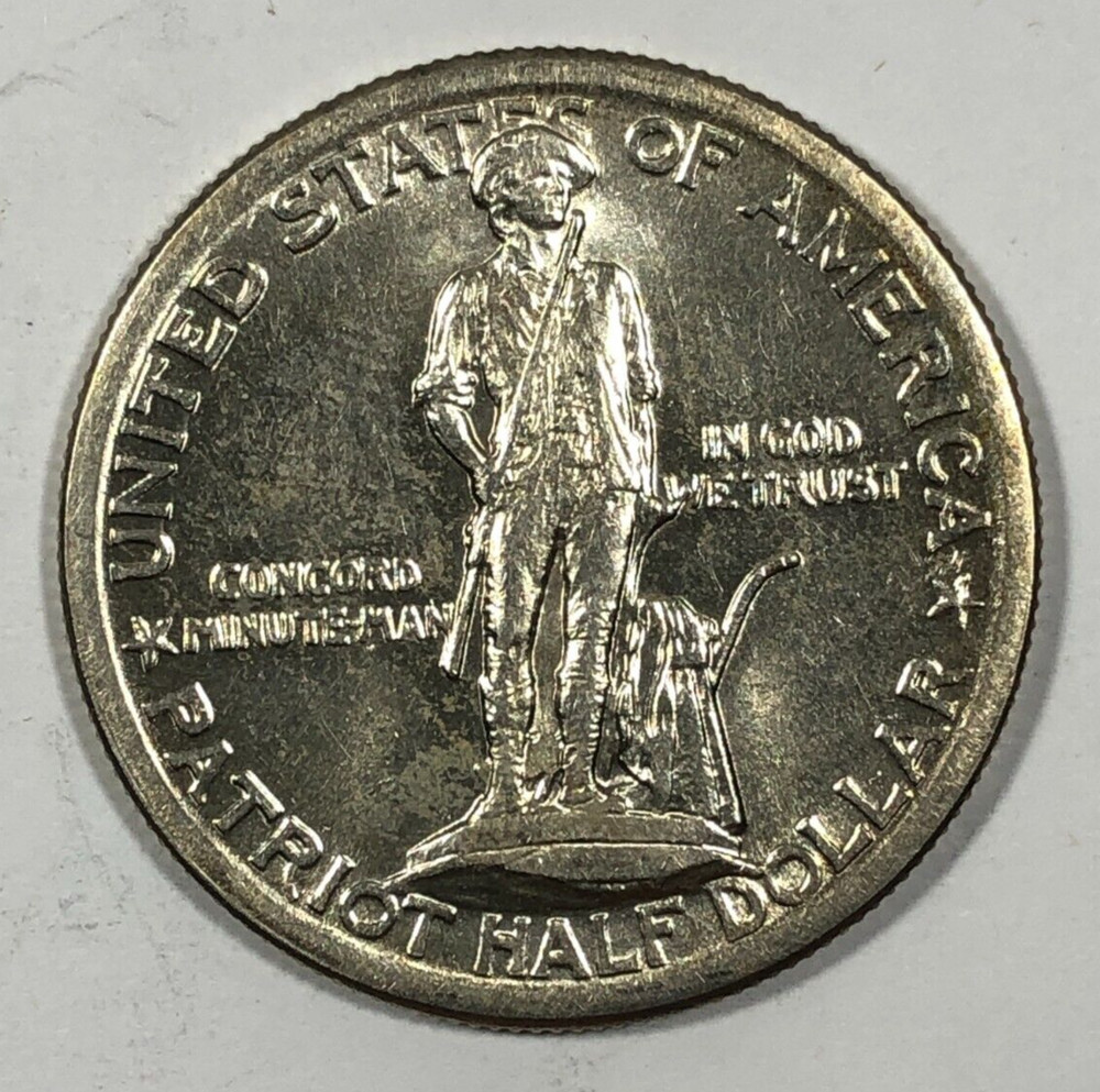 1925 Lexington Commemorative Half .50. Extra Fine.