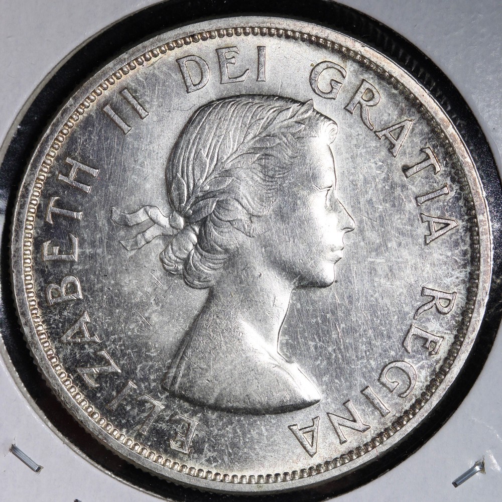 1959 Canada SILVER One Dollar BU *UNCIRCULATED* MS E396 VARHP