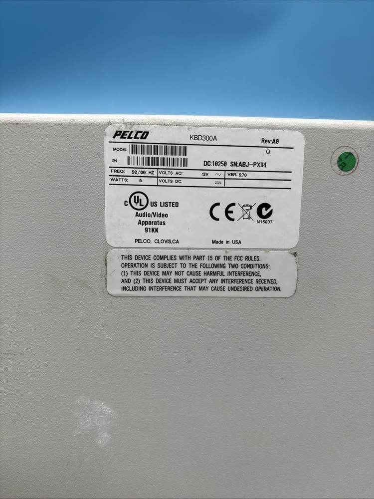 PELCO KBD300A UNIVERSEL INDUSTRIAL KEYBOARD CONTROLLER