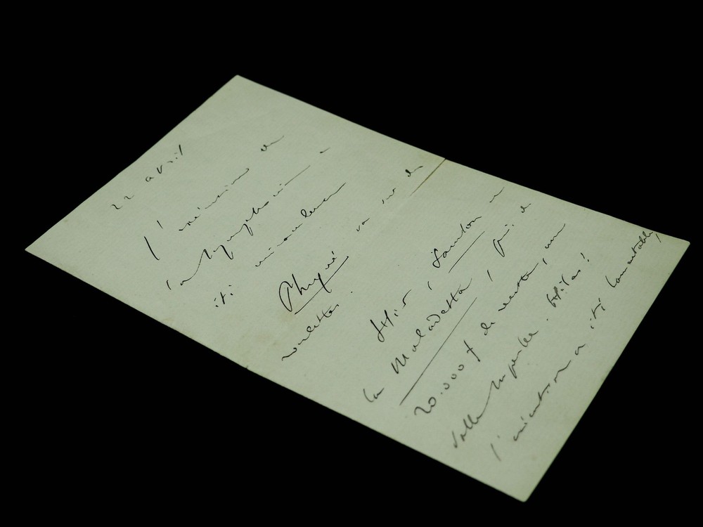 Camille SAINT SAENS - Autograph Letter